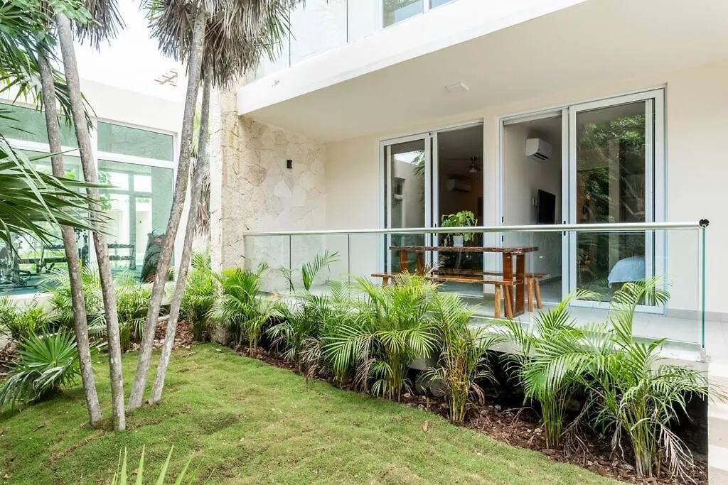 Beach Oasis Jungle Garden Private Beach Club Apartment Akumal Mexico